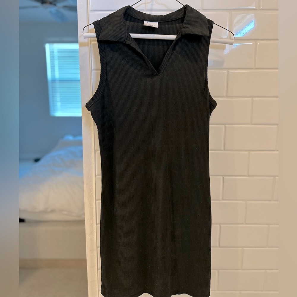 Collared mini dress